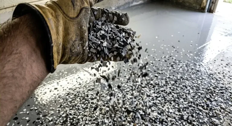 Epoxy Flooring Dynamic Flake Broadcast Frisco, TX